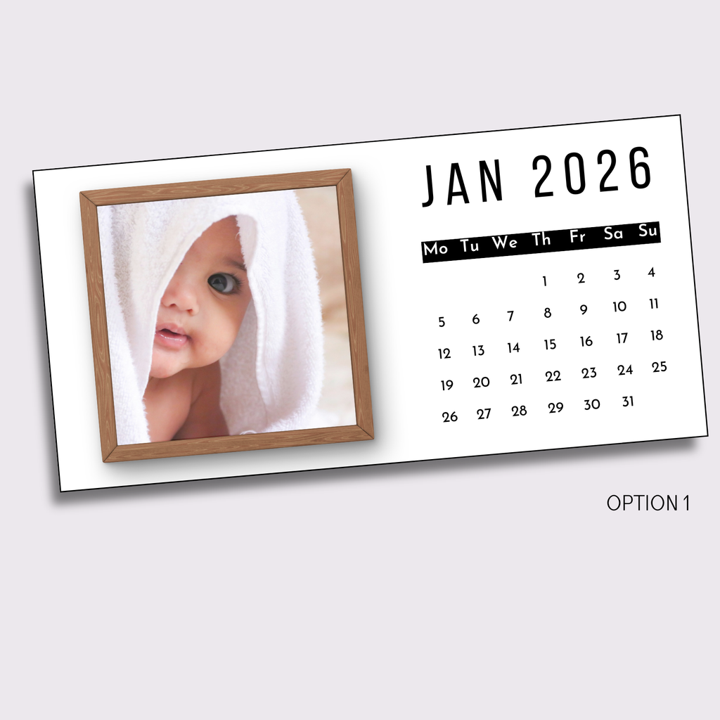 Personalised Photo Calendar Magnets