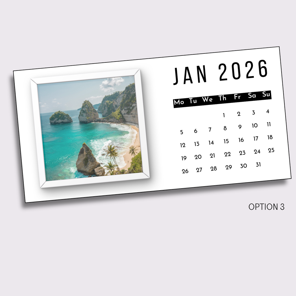 Personalised Photo Calendar Magnets