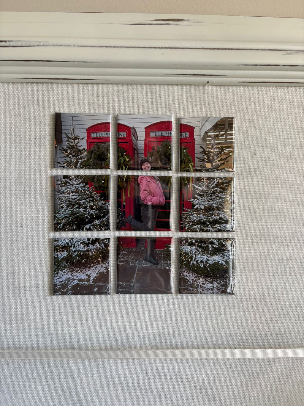 Puzzle Square Photo Magnets